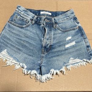 Pacsun vintage high rise jean short, size 24.